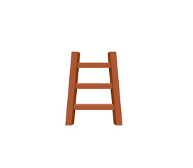 Step Ladder vector isolated icon. Ladder emoji illustration. Ladder vector isolated emoticon