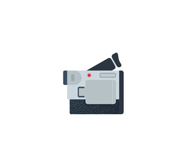 Video Camera vector isolated icon. Video Camera emoji illustration. Video Camera vector isolated emoticon