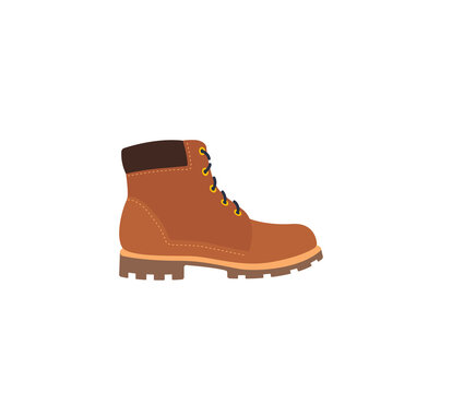 Hiking Boot vector isolated icon. Hiking Boot emoji illustration. Hiking Boot vector isolated emoticon