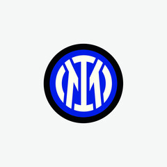 Inter Milan - Italy team flag graphic element Illustration templates
