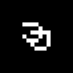 Obraz premium initial letters jj pixel art logo vector