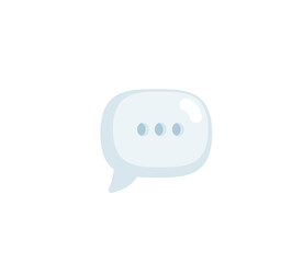 Speech Balloon vector isolated icon. Emoji illustration. Chat Bubble vector emoticon