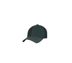 Baseball cap vector isolated icon. Emoji illustration. Cap vector emoticon