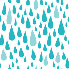 Simple vector background with raindrops.