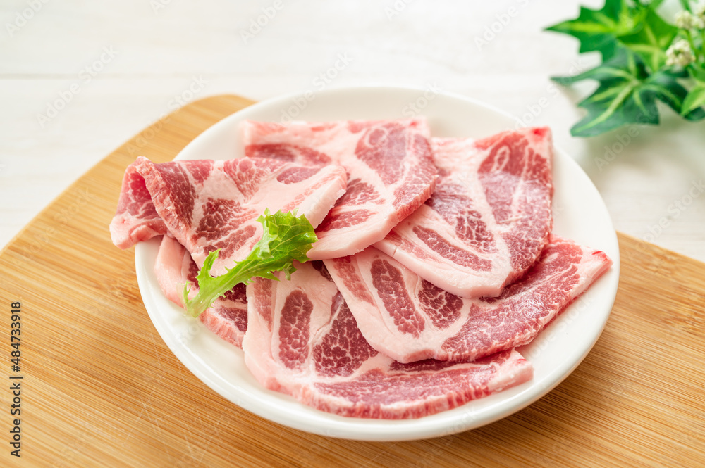 Poster 焼肉用　豚肩ロース肉