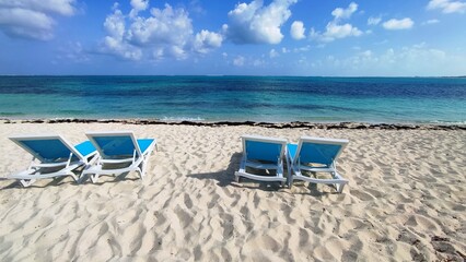 Lazy Caribbean afternoon at Smith's Reef, Providenciales, Turks and Caicos Islands.