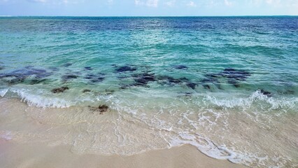 Lazy Caribbean afternoon at Smith's Reef, Providenciales, Turks and Caicos Islands.