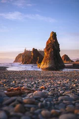 Washable wall murals Blue sky Sunset Over Ruby Beach, Olympic National Park!