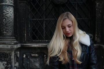 Obraz premium portrait of a woman with blond hair