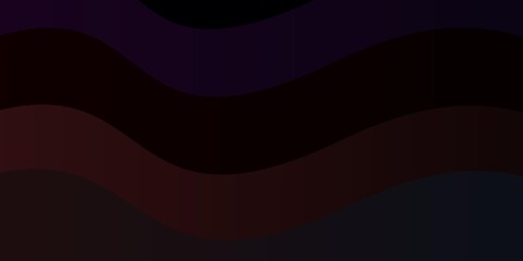 Dark Blue, Red vector template with lines. Illustration in abstract style with gradient curved. Pattern for commercials, ads.