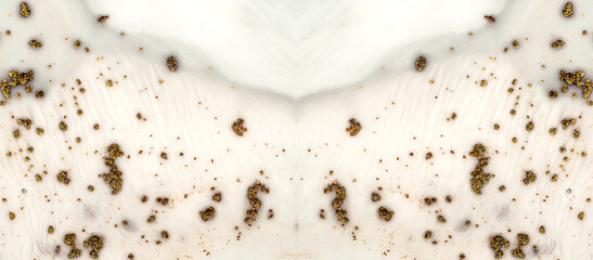 Beautiful ornament. Natural Pattern. Luxury unique painting. Marble texture. Trendy art with golden powder. Style incorporates the swirls of marble or the ripples of agate for a luxe effect.