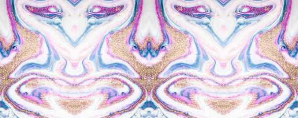 Beautiful ornament. Natural Pattern. Luxury unique painting. Marble texture. Trendy art with golden powder. Style incorporates the swirls of marble or the ripples of agate for a luxe effect.