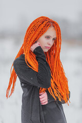 Portrait of a beautiful young woman