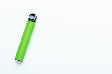 Electronic cigarettes on colored backgrounds