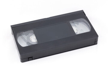 VHS Video Tape Cassette Isolated On White Background