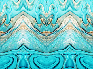 Beautiful ornament. Natural Pattern. Luxury unique painting. Marble texture. Trendy art with golden powder. Style incorporates the swirls of marble or the ripples of agate for a luxe effect.