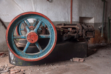 Abandoned haunted distillery next to an old palace in Poland 