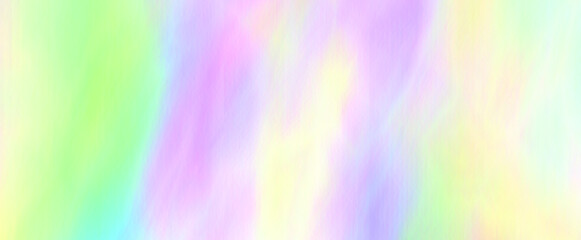Very beautiful rainbow texture. Holographic Foil. Wonderful magic background. Fantasy colorful card. Iridescent art. Trendy punchy pastel.
