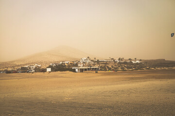 Calima over fuerte © Sebastian