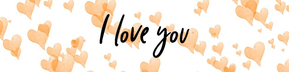 Valentine's day gift cart with i love you text. Love related items. Home decoration printable.