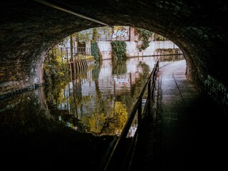 light through the tunnel