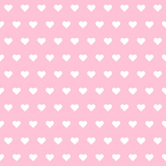 Happy Valentine day. Hearts pattern