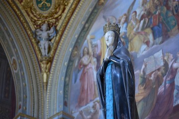 Naklejka premium church in the church