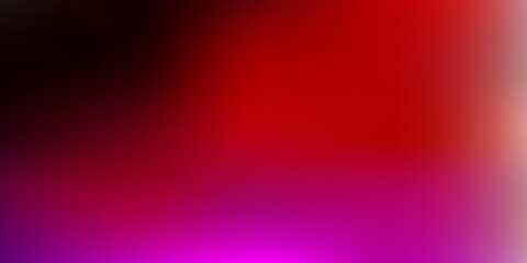 Light pink, red vector gradient blur backdrop.