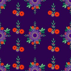 Obraz premium Flowers Pattern