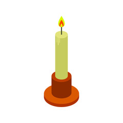 Isometric candle