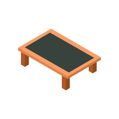 Isometric coffee table