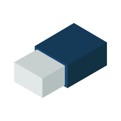 Eraser isometric