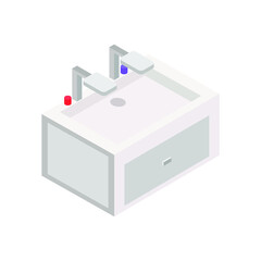 Isometric sink