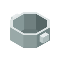 Isometric pot