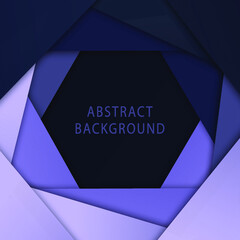 Blue geometric background. Vector illustration. 
