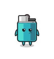 cute lighter character with suspicious expression