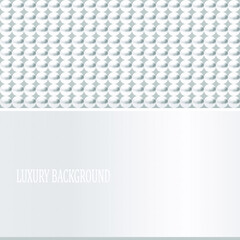 Abstract luxury background with beads. Vector illustration.