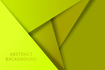 Yellow geometric background. Vector illustration.