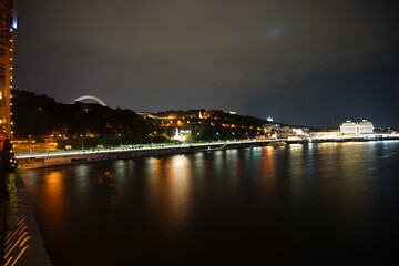 night view of the city of the city of kotor