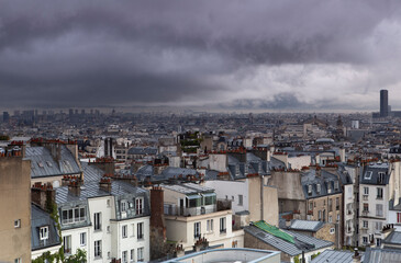 Storm Clouds Over Paris