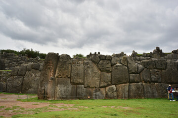 person on a rock