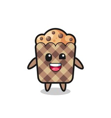 illustration of an muffin character with awkward poses