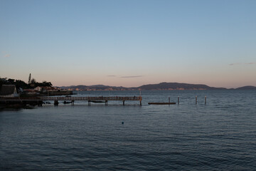 Obraz premium pier trapiche sao jose santa catarina ponta de baixo