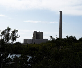 Florida coal plant along the Gulf Coast