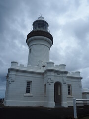 Byron Bay Lighthouse New South Wales Australia Overcast Rainy Day