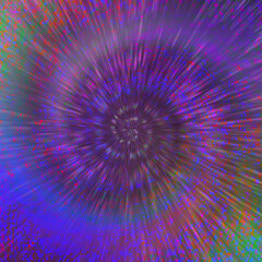 Abstract psychedelic spiral shape background image.