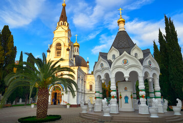 The Orthodox Church in the evening light