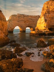 sunset over the sea