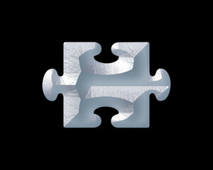 Puzzle Jigsaw Piece symbol White Sculpture icon logo illustration
