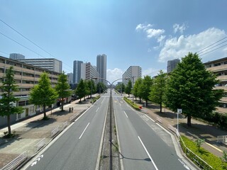 cityscape of Tatsumi area, Tokyo